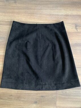 Babaton Black Hopper Vegan Suede(not real Suede) Mini Skirt size 10